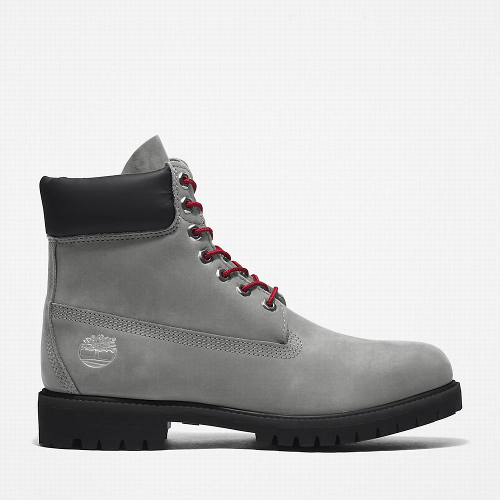 Timberland Premium® 6 Inch Bot Erkek Gri | TR-4195X