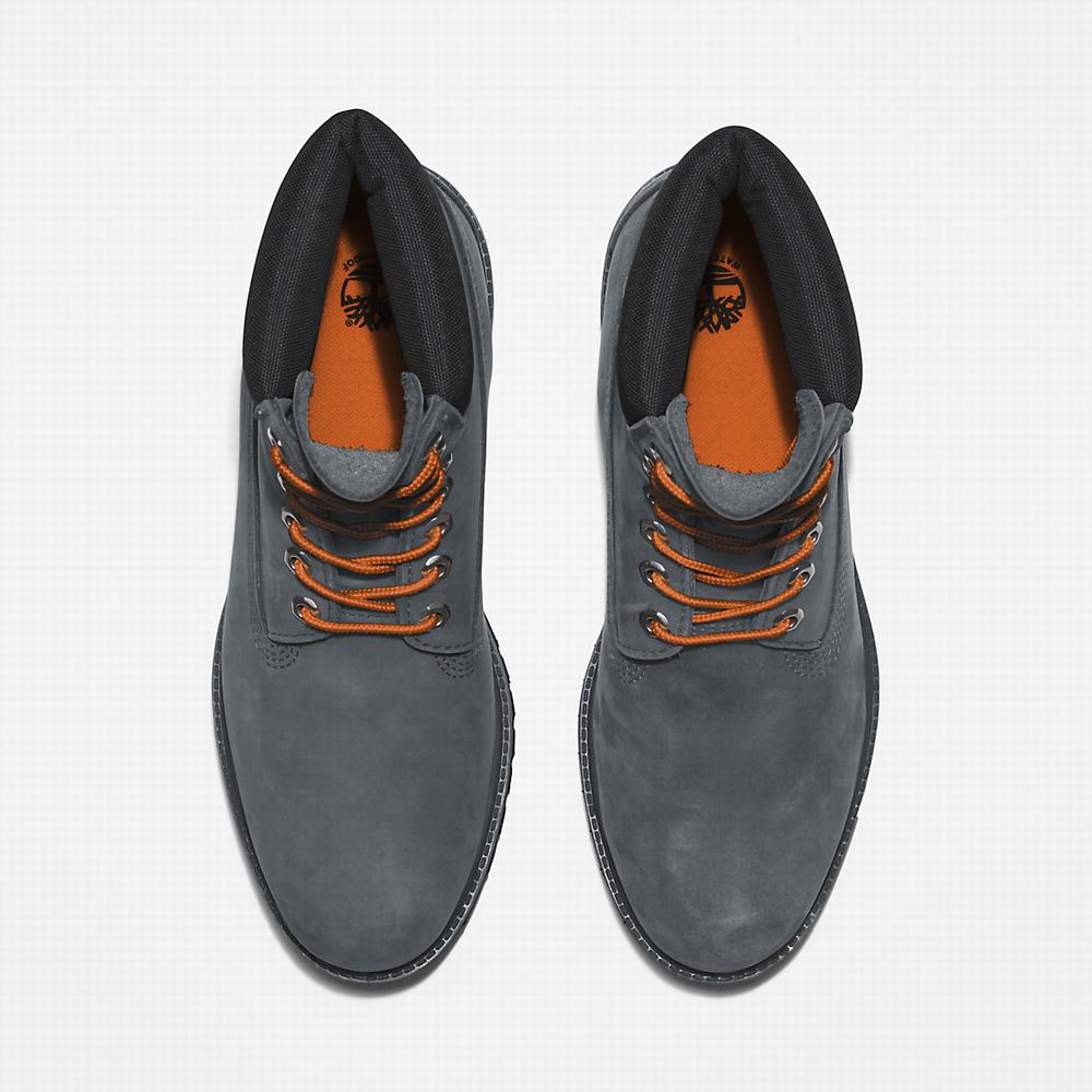 Timberland Premium® 6 Inch Bot Erkek Gri | TR-9043Z