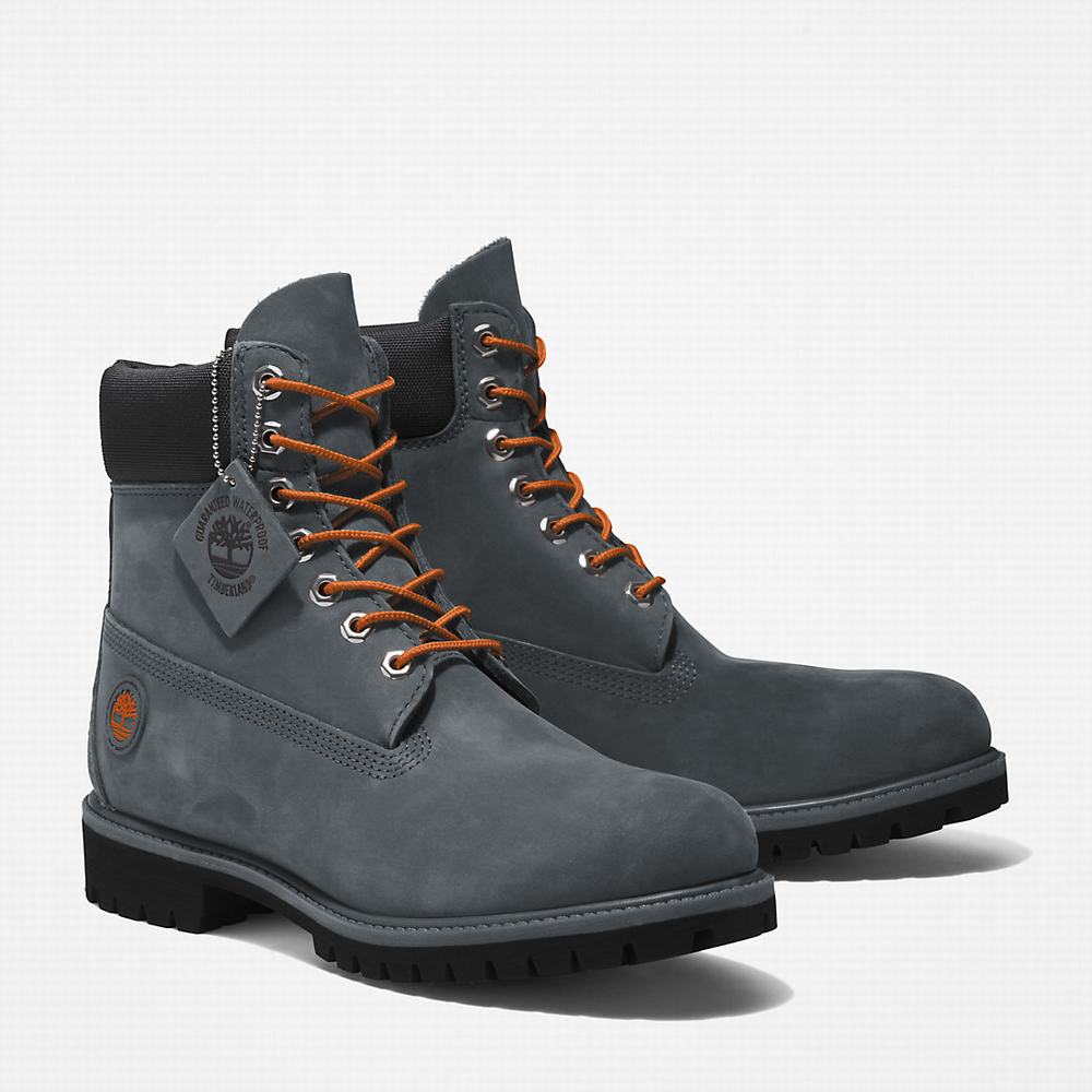 Timberland Premium® 6 Inch Bot Erkek Gri | TR-9043Z