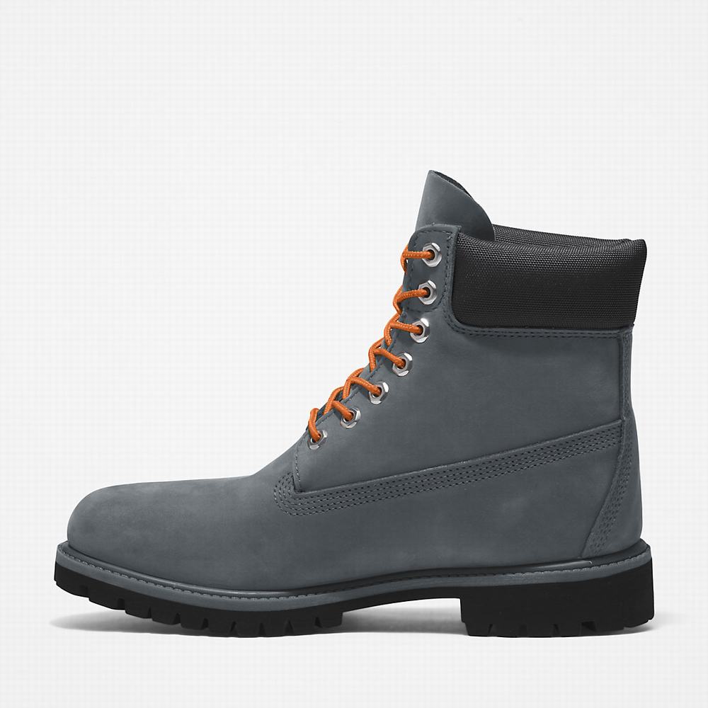 Timberland Premium® 6 Inch Bot Erkek Gri | TR-9043Z