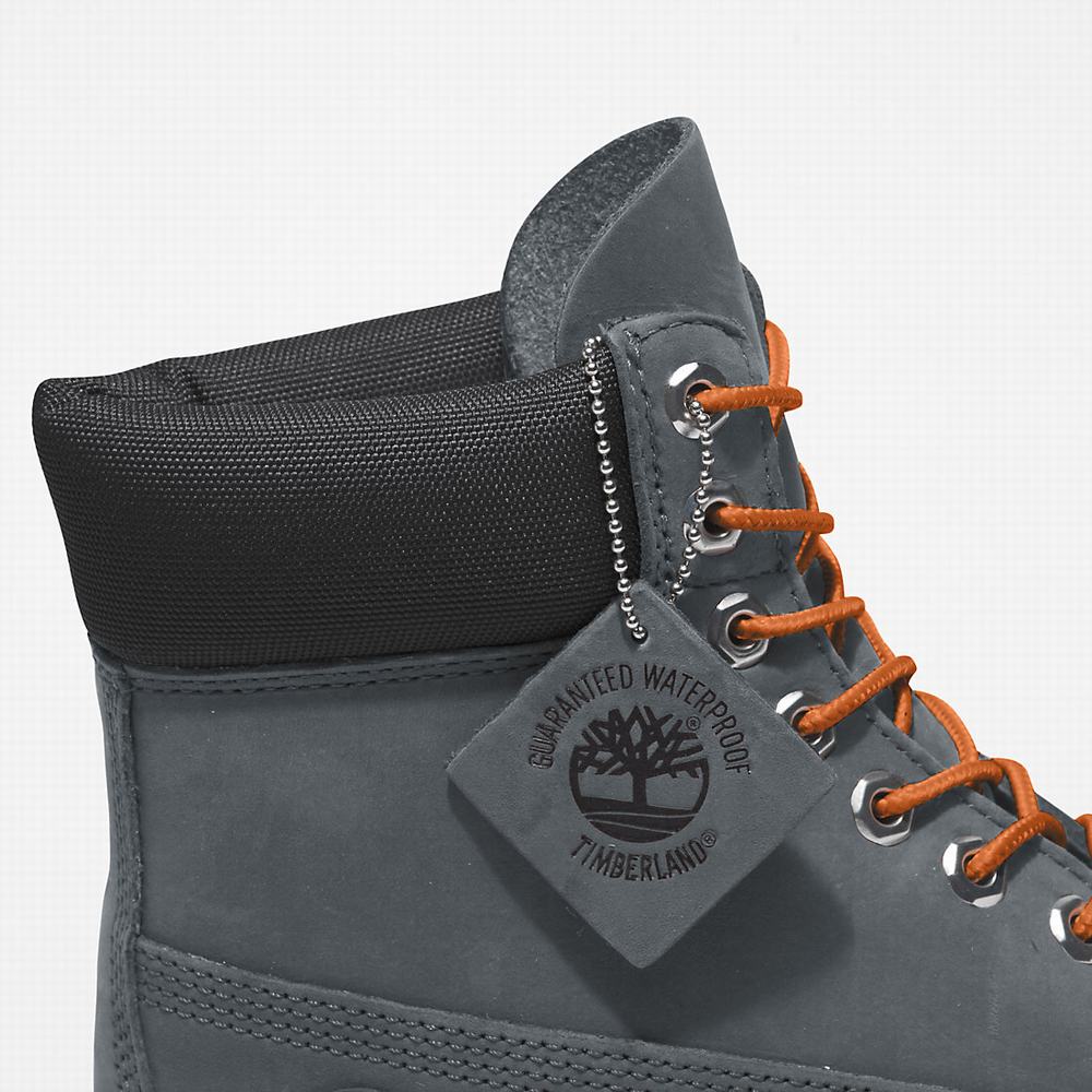 Timberland Premium® 6 Inch Bot Erkek Gri | TR-9043Z