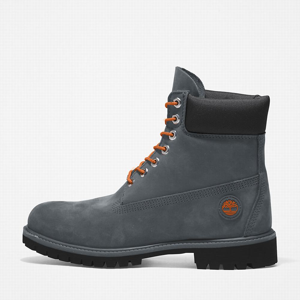 Timberland Premium® 6 Inch Bot Erkek Gri | TR-9043Z