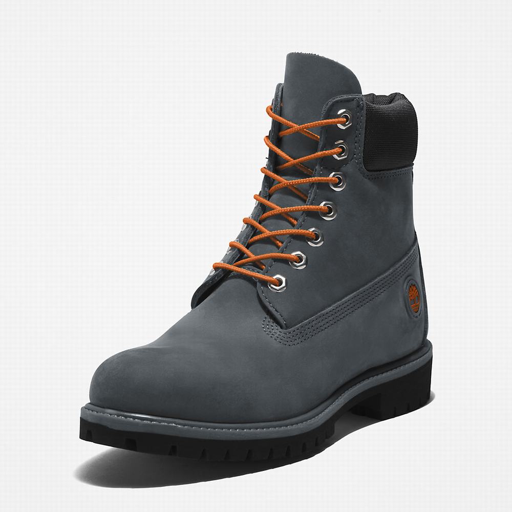 Timberland Premium® 6 Inch Bot Erkek Gri | TR-9043Z
