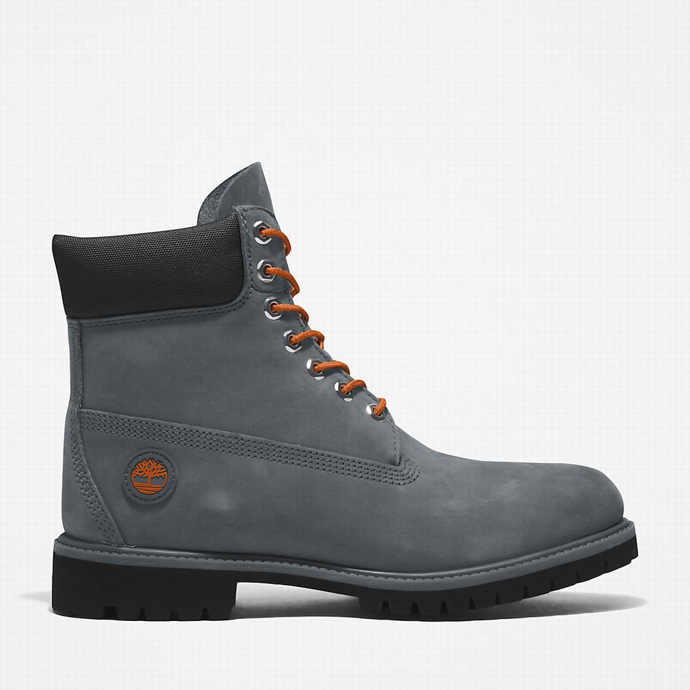 Timberland Premium® 6 Inch Bot Erkek Gri | TR-9043Z