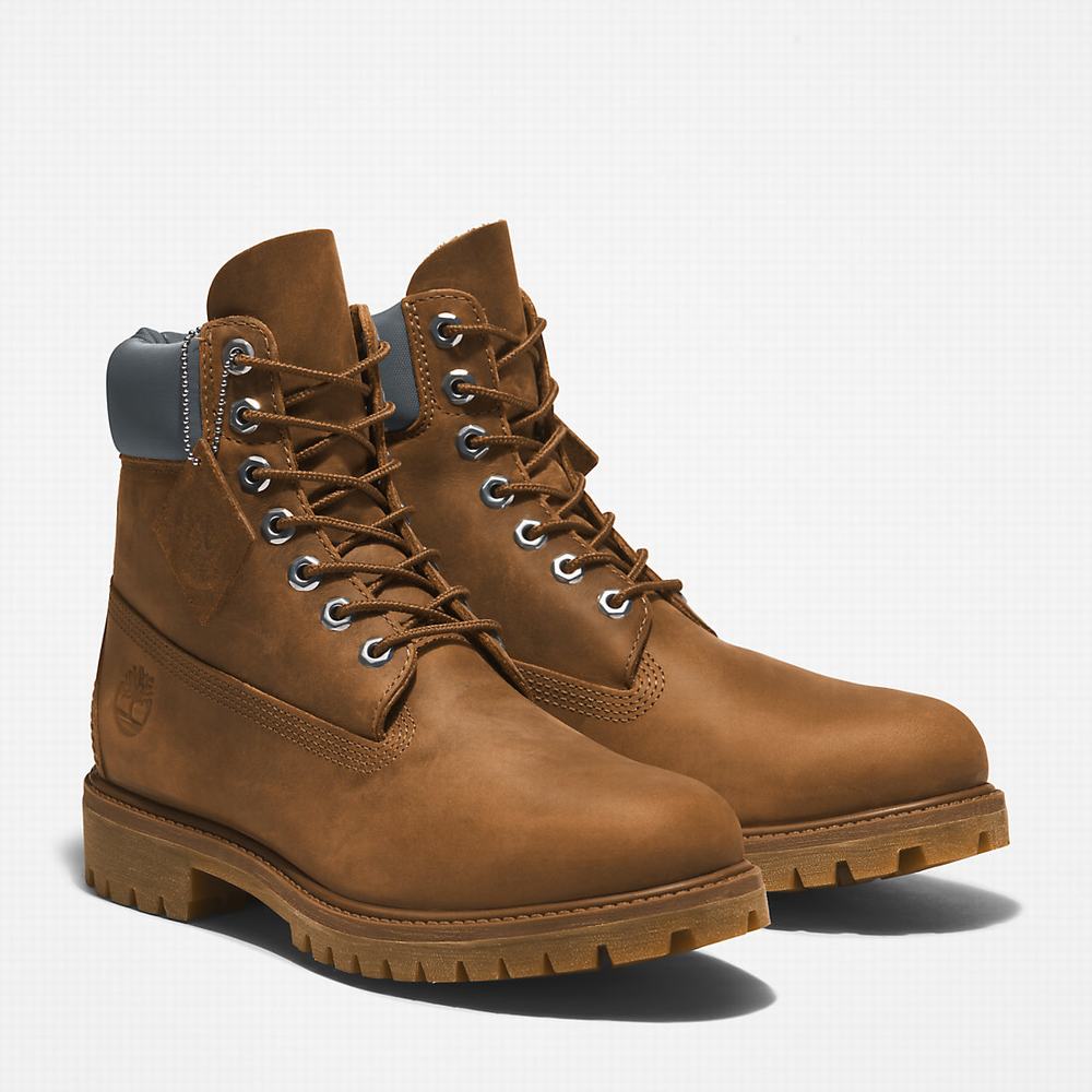 Timberland Premium® 6 Inch Bot Erkek Kahverengi | TR-9403F