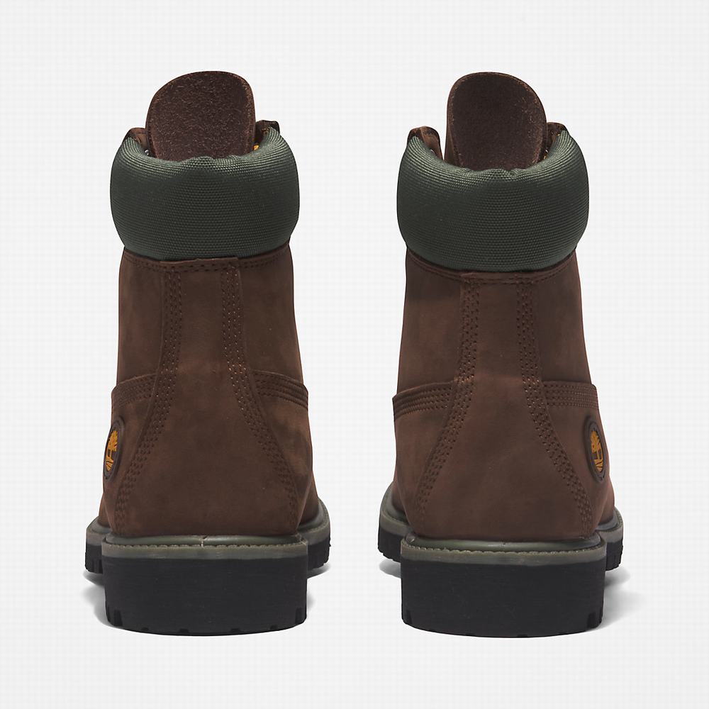 Timberland Premium® 6 Inch Bot Erkek Koyu Kahverengi | TR-8194H