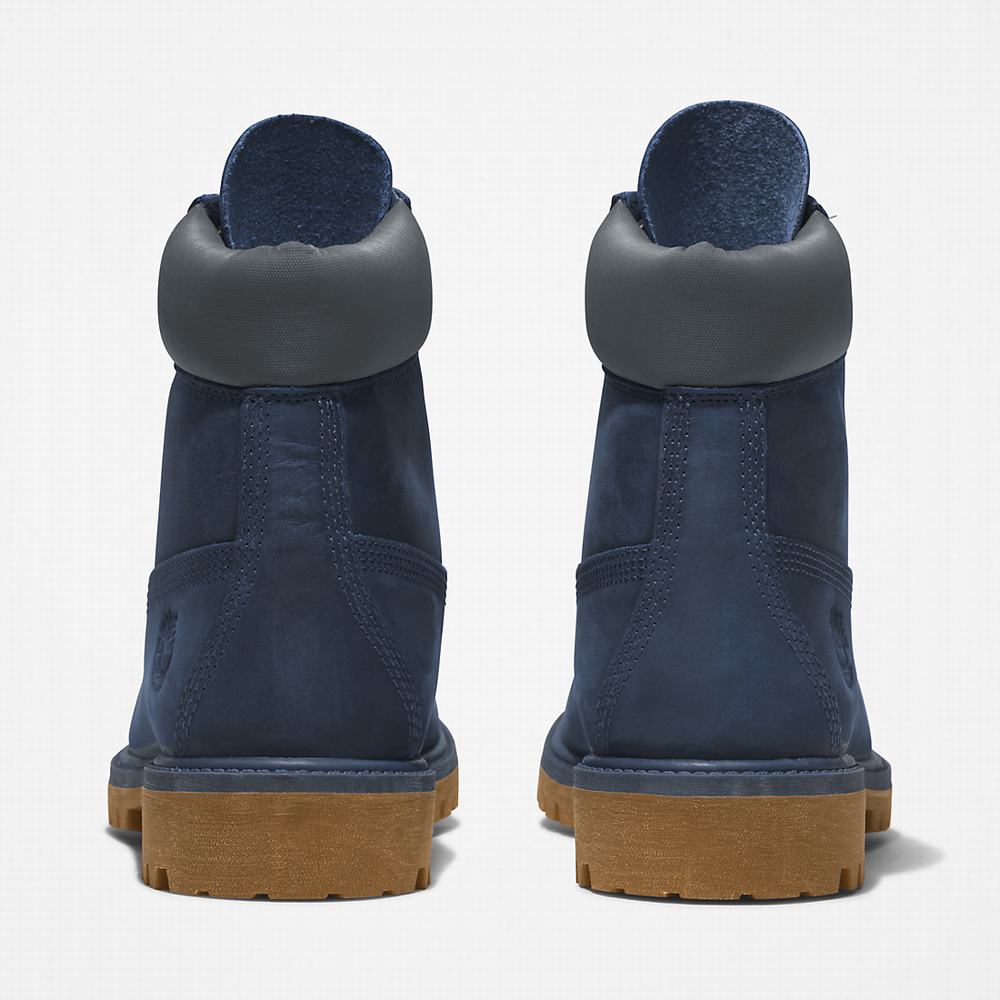 Timberland Premium® 6 Inch Bot Erkek Lacivert | TR-7360V