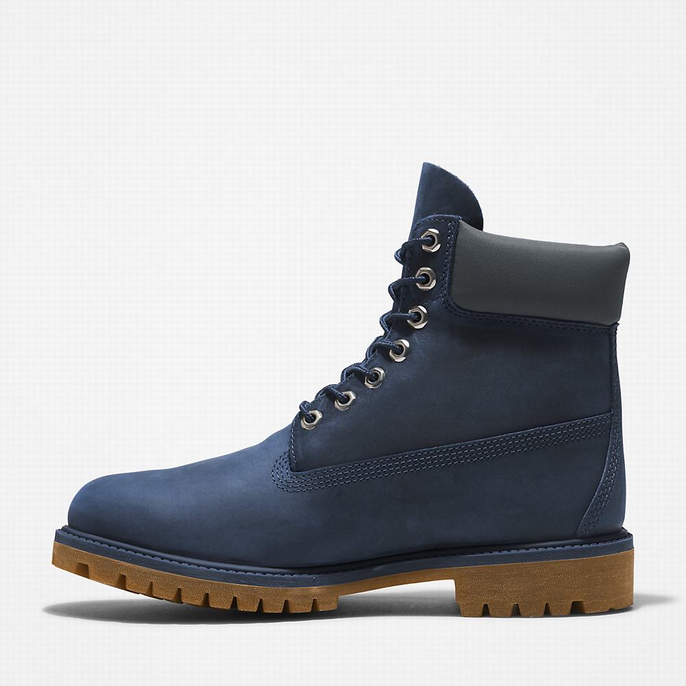 Timberland Premium® 6 Inch Bot Erkek Lacivert | TR-7360V