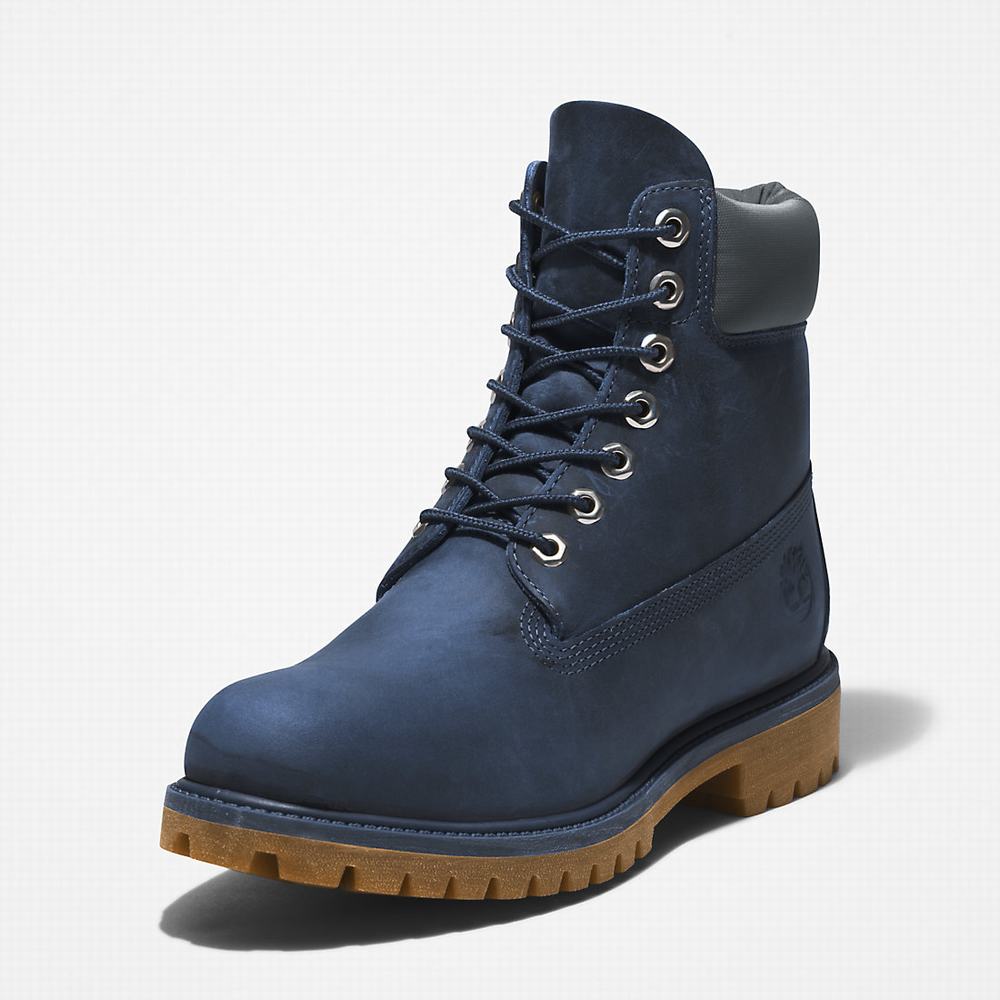 Timberland Premium® 6 Inch Bot Erkek Lacivert | TR-7360V