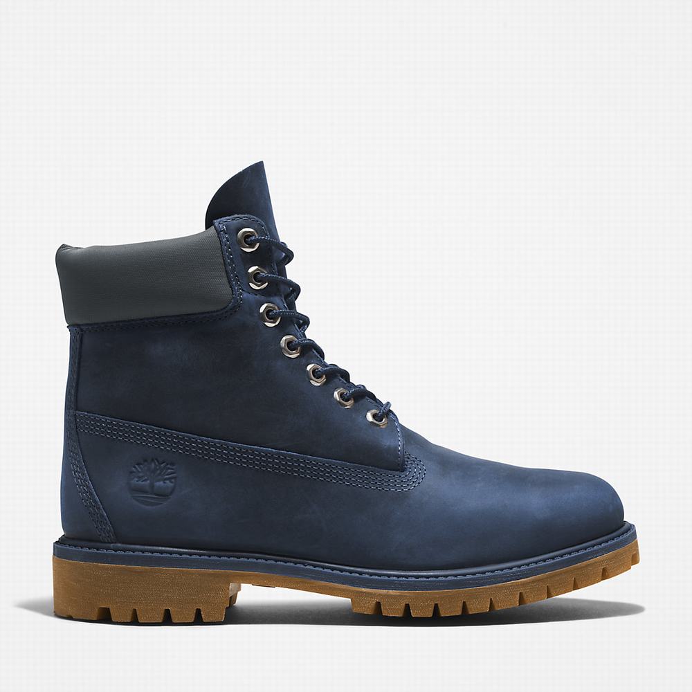 Timberland Premium® 6 Inch Bot Erkek Lacivert | TR-7360V