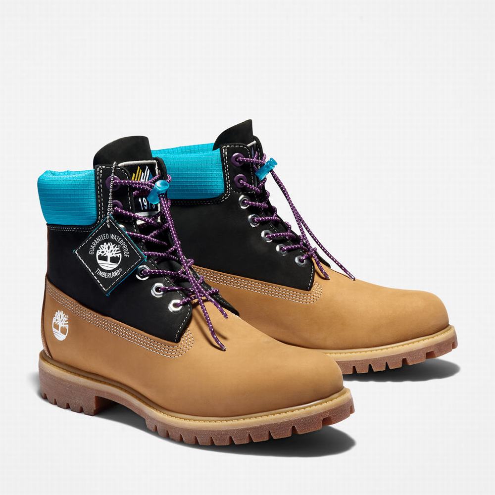 Timberland Premium® 6 Inch Bot Erkek Sarı Siyah | TR-6982W