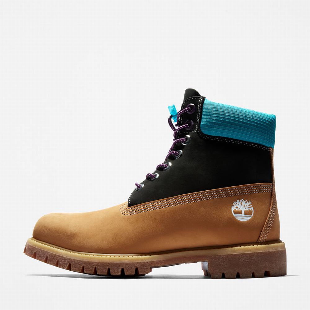 Timberland Premium® 6 Inch Bot Erkek Sarı Siyah | TR-6982W