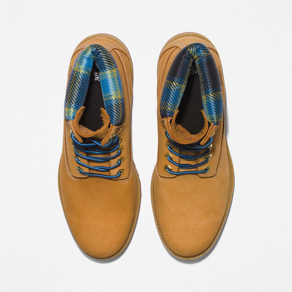 Timberland Premium® 6 Inch Bot Erkek Sarı Mavi | TR-7230N