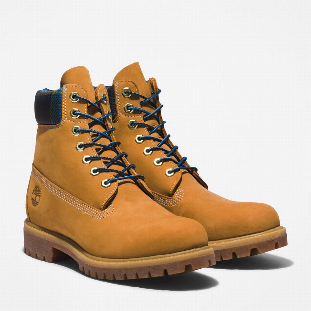 Timberland Premium® 6 Inch Bot Erkek Sarı Mavi | TR-7230N