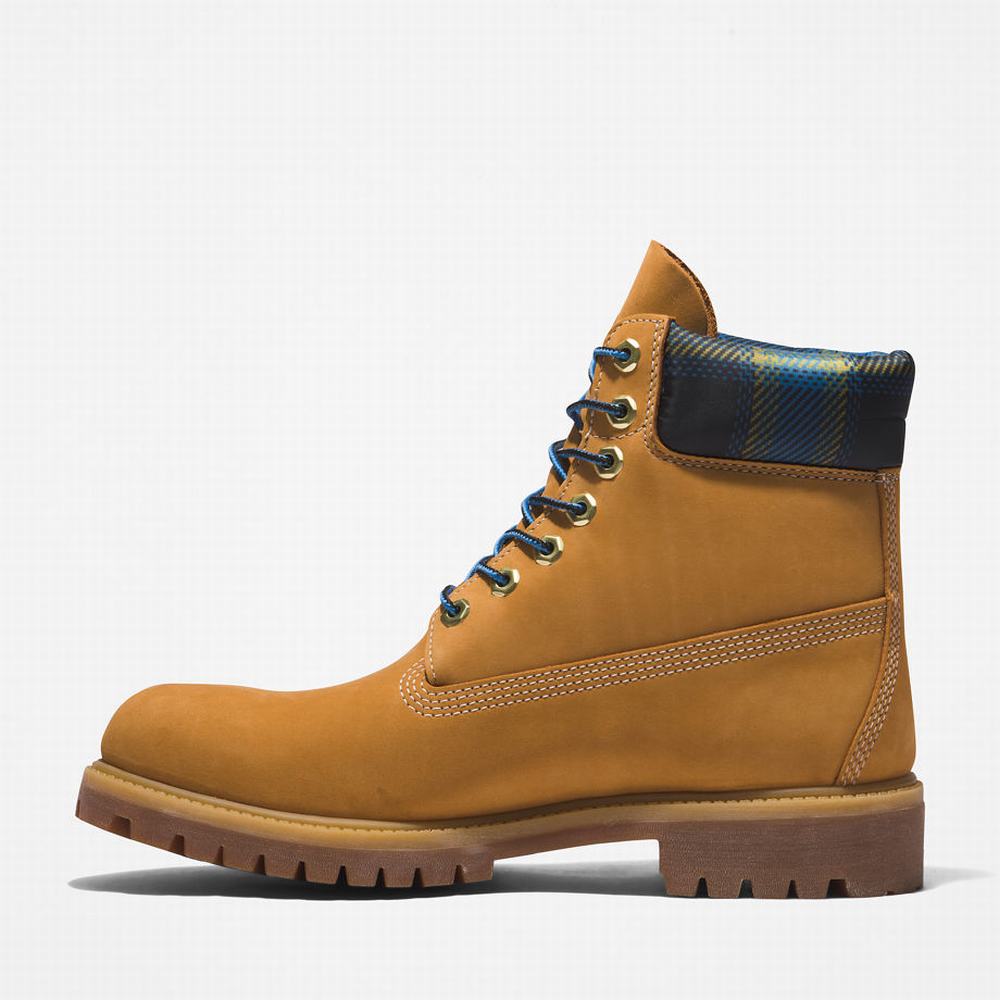 Timberland Premium® 6 Inch Bot Erkek Sarı Mavi | TR-7230N