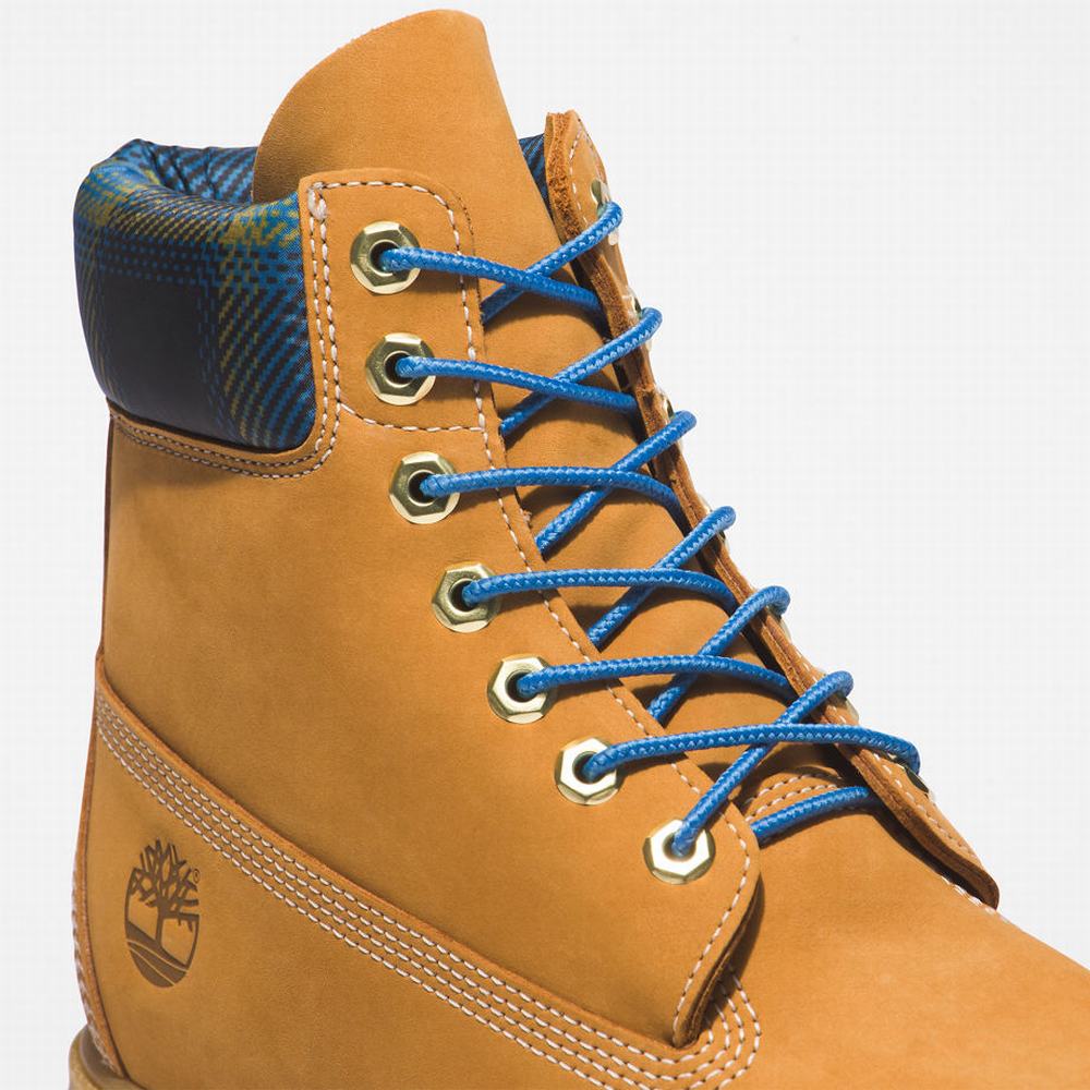 Timberland Premium® 6 Inch Bot Erkek Sarı Mavi | TR-7230N