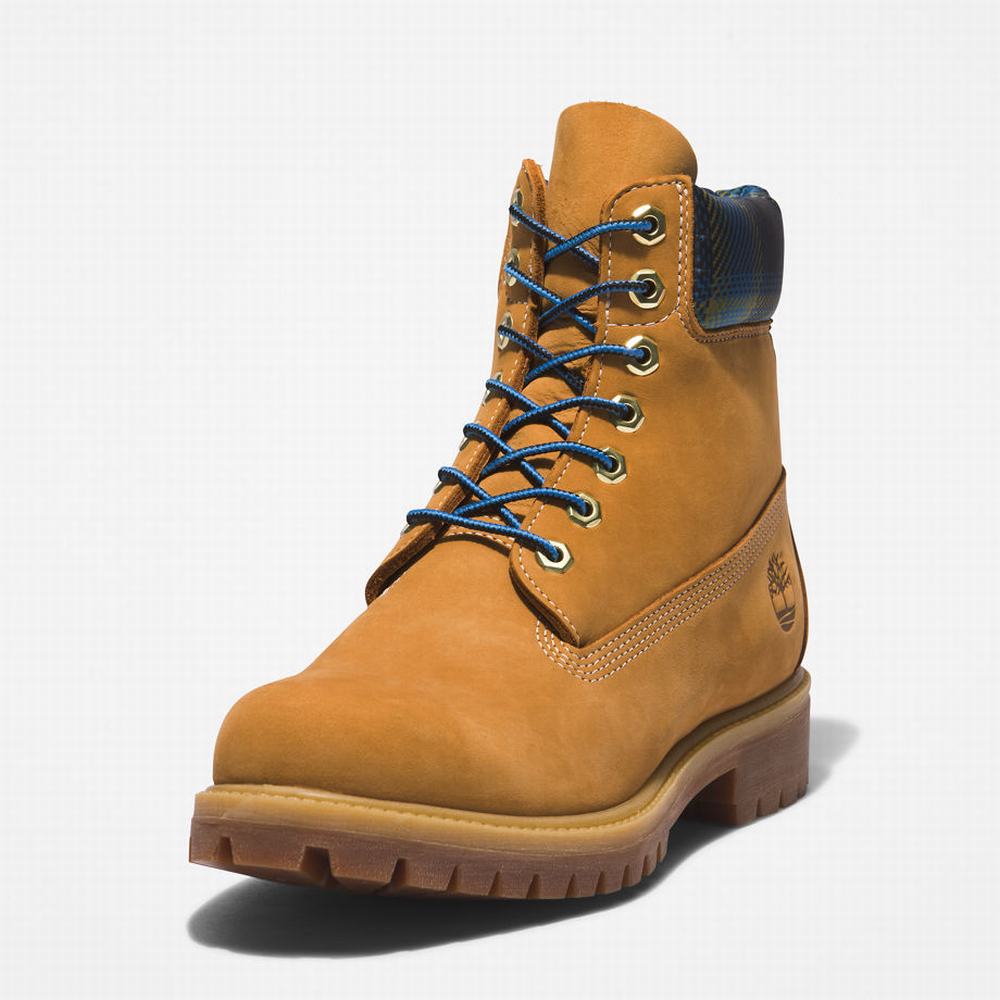 Timberland Premium® 6 Inch Bot Erkek Sarı Mavi | TR-7230N