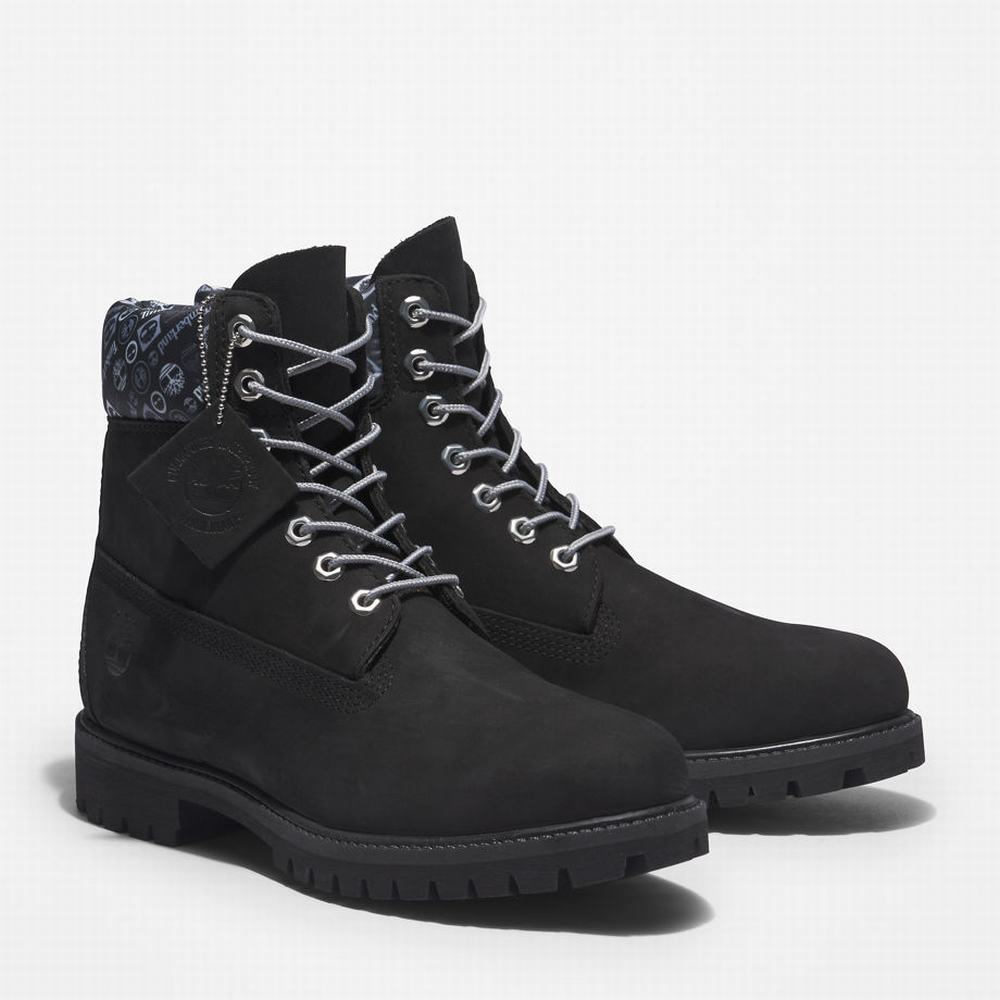 Timberland Premium® 6 Inch Bot Erkek Siyah | TR-6138U