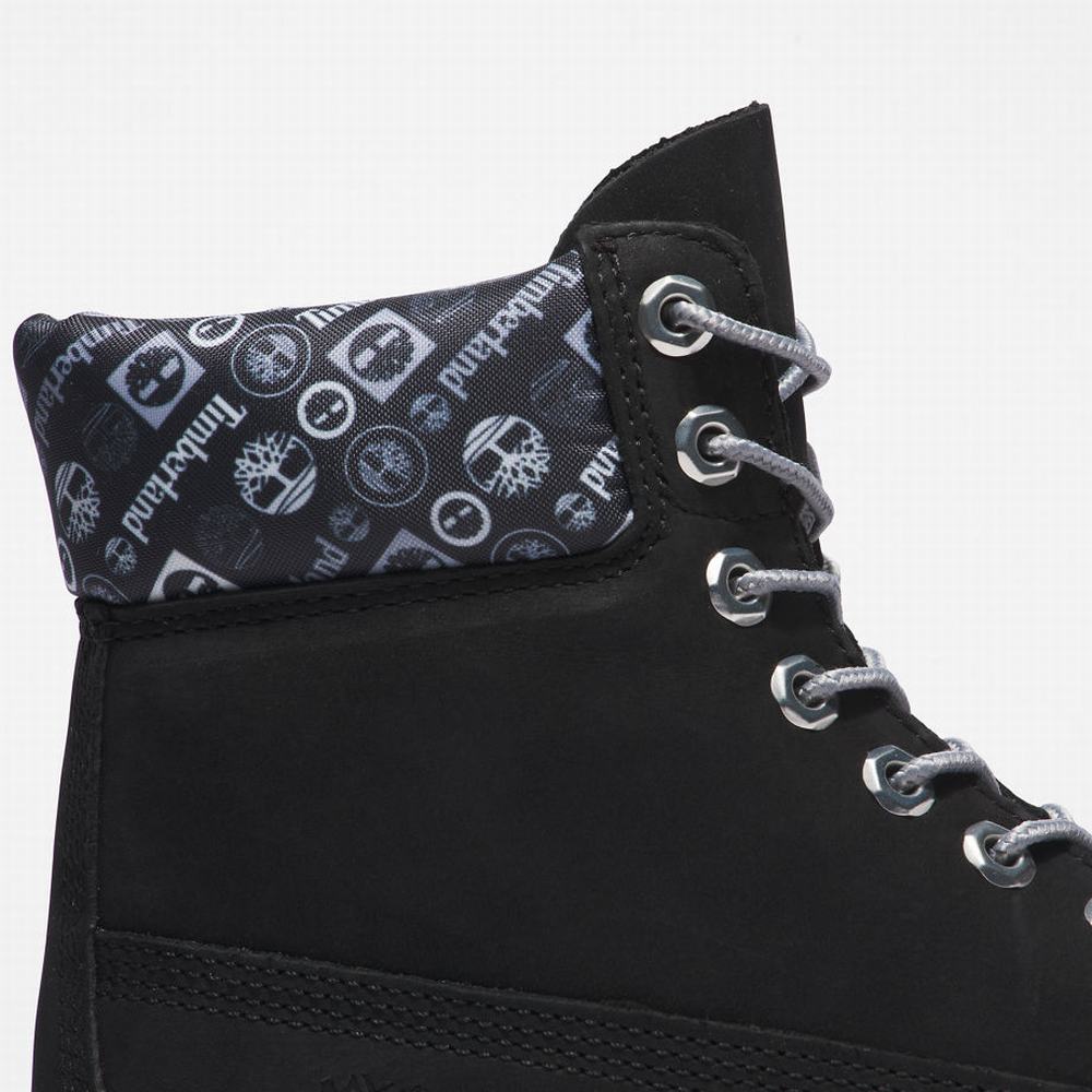 Timberland Premium® 6 Inch Bot Erkek Siyah | TR-6138U