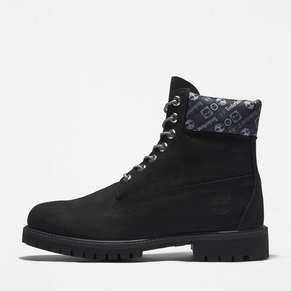 Timberland Premium® 6 Inch Bot Erkek Siyah | TR-6138U