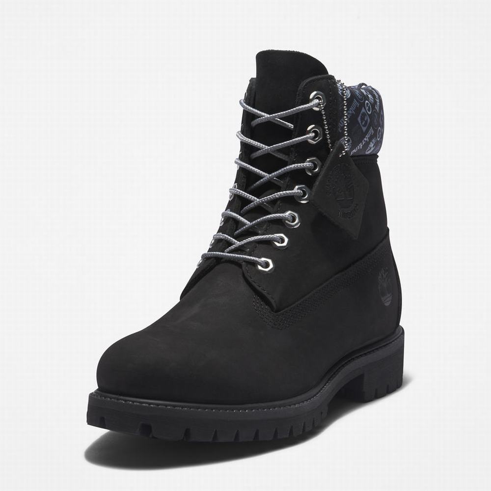 Timberland Premium® 6 Inch Bot Erkek Siyah | TR-6138U