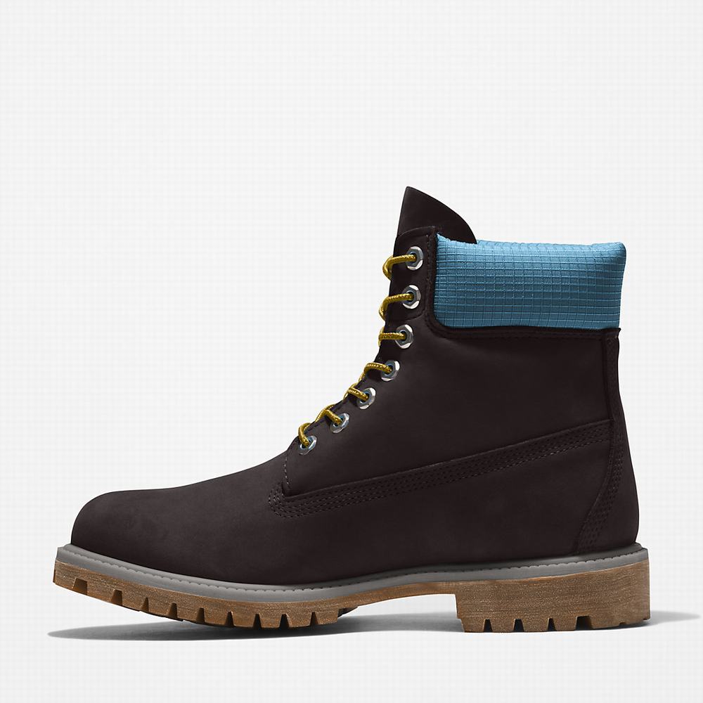 Timberland Premium® 6 Inch Bot Erkek Siyah Mavi | TR-7410A