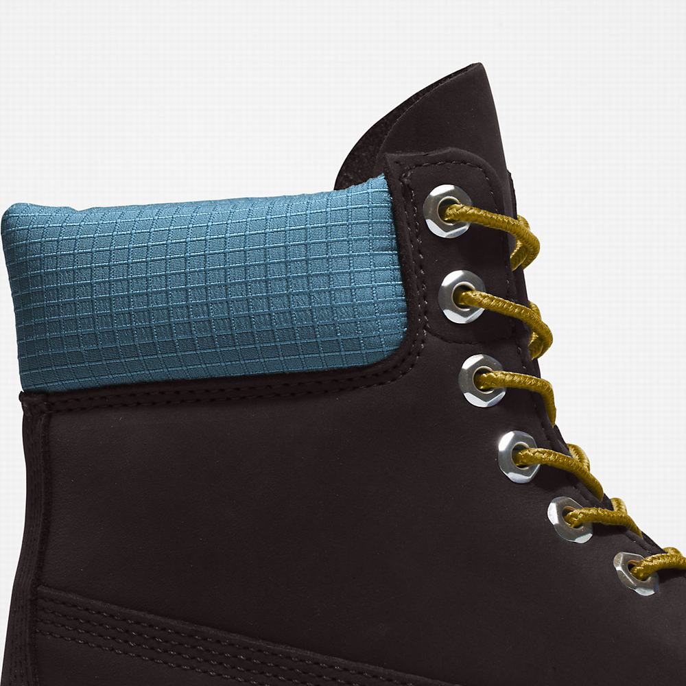 Timberland Premium® 6 Inch Bot Erkek Siyah Mavi | TR-7410A
