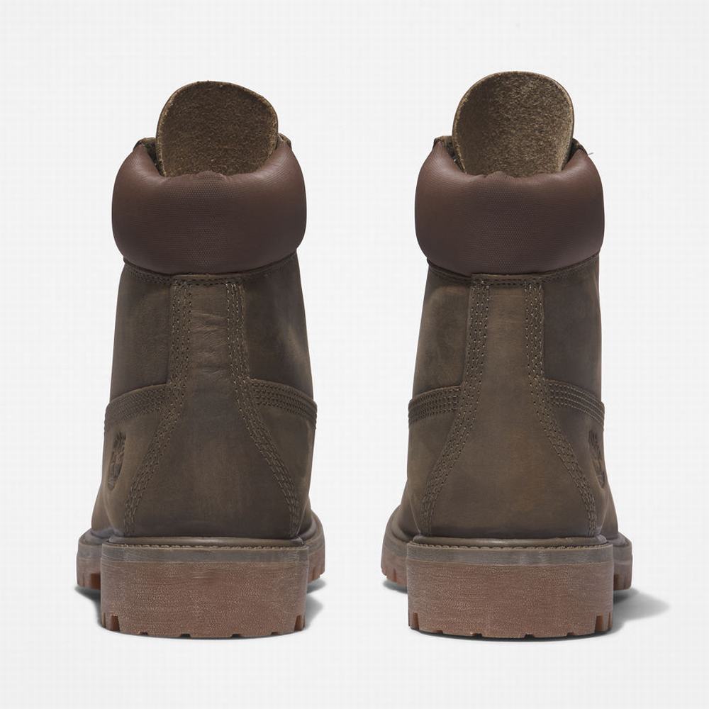 Timberland Premium® 6 Inch Bot Erkek Yeşil | TR-7395J