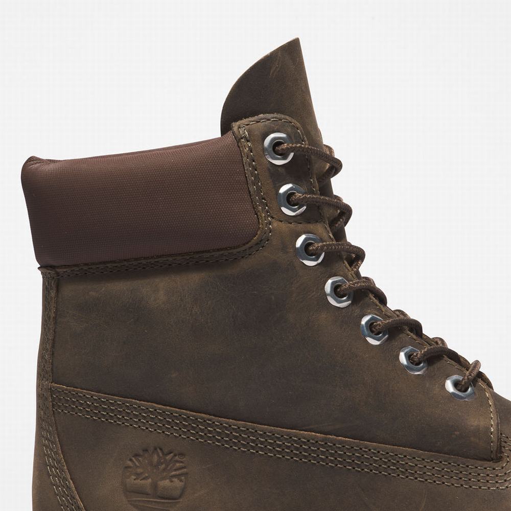 Timberland Premium® 6 Inch Bot Erkek Yeşil | TR-7395J