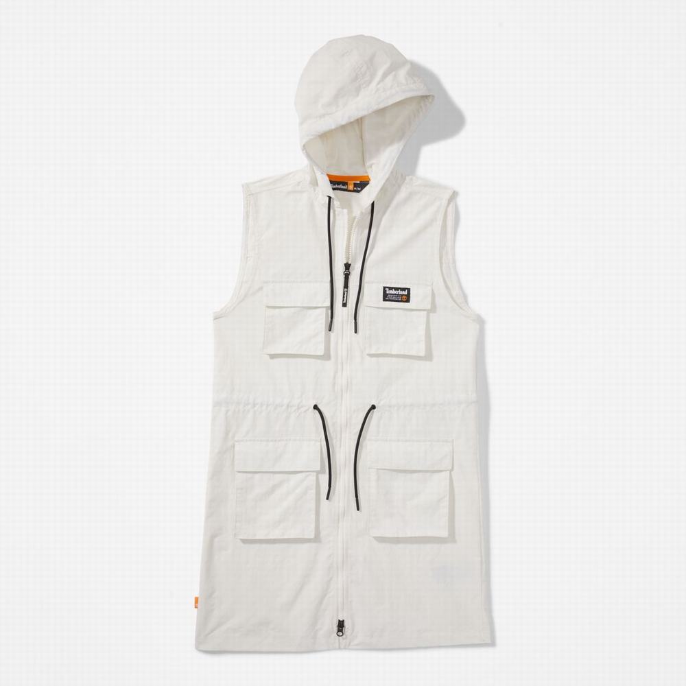 Timberland Progressive Utility Hoodie Elbise Kadın Beyaz | TR-1425R