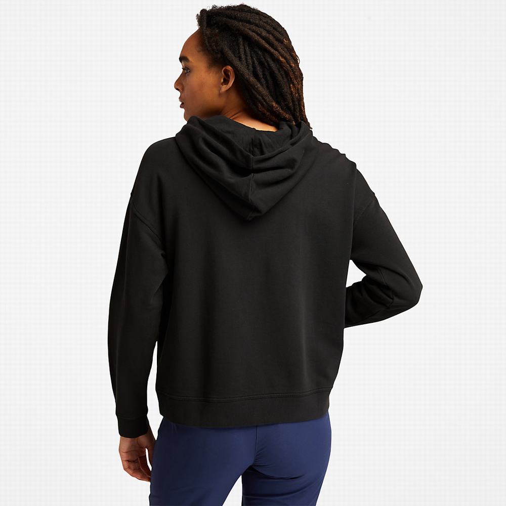 Timberland Progressive Utility Kapüşonlu Sweatshirt Kadın Siyah | TR-1697N