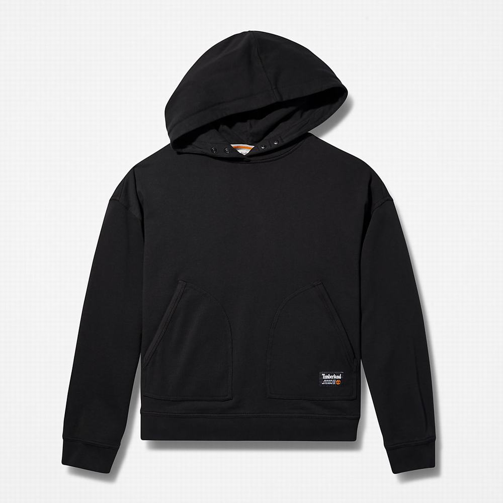 Timberland Progressive Utility Kapüşonlu Sweatshirt Kadın Siyah | TR-1697N