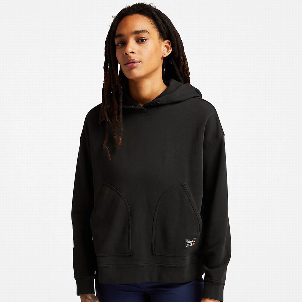Timberland Progressive Utility Kapüşonlu Sweatshirt Kadın Siyah | TR-1697N