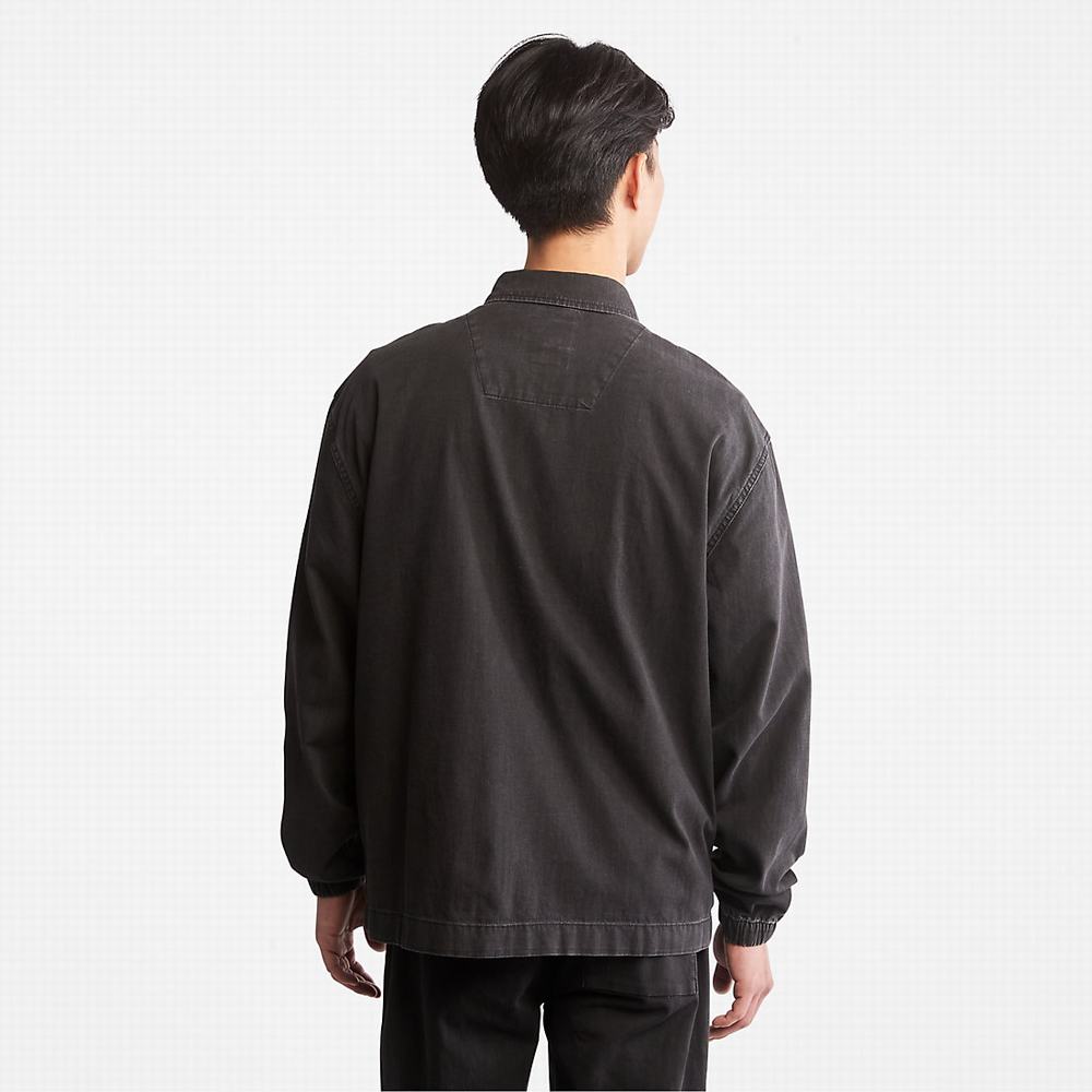 Timberland Progressive Utility Light Denim Ceket Erkek Siyah | TR-3721Y