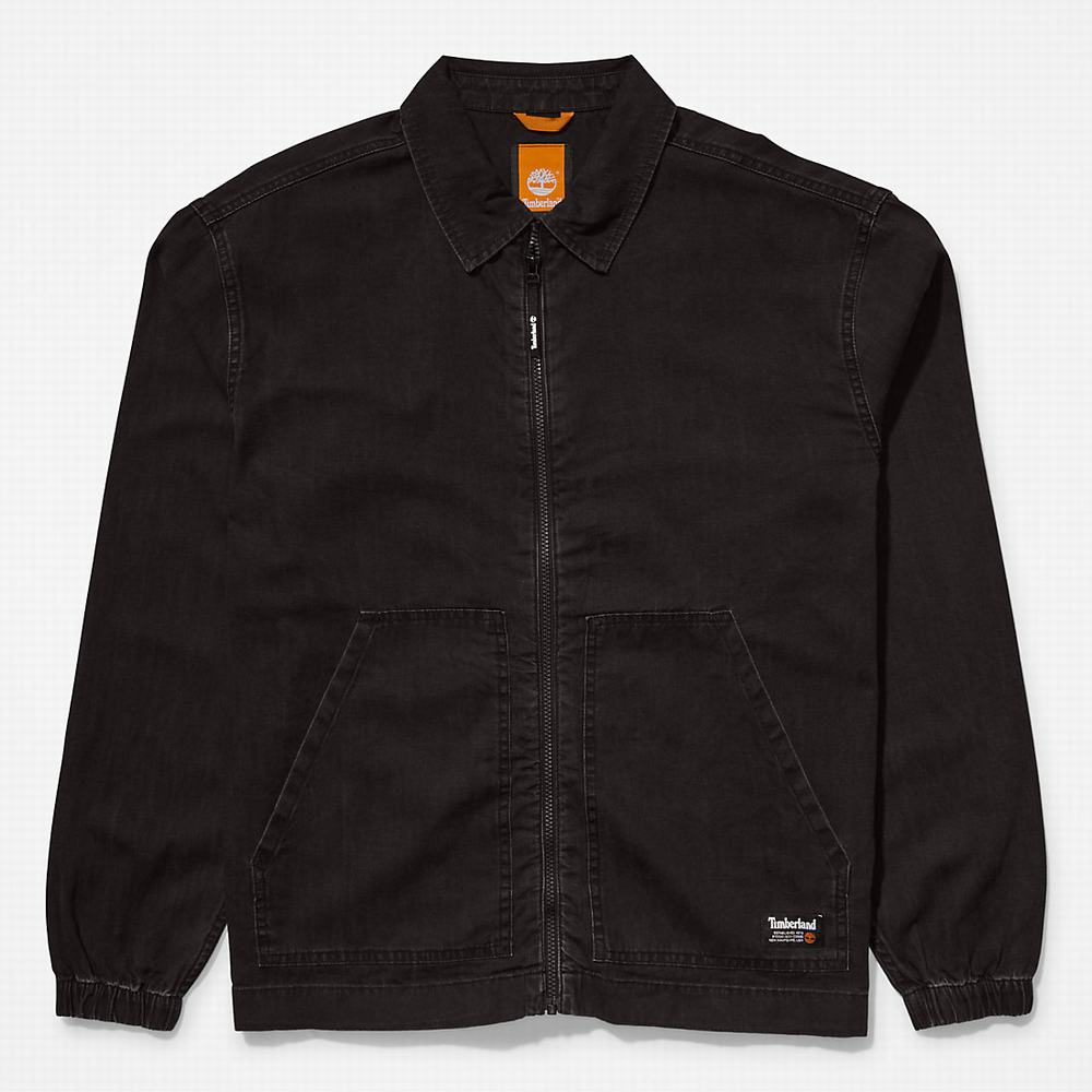 Timberland Progressive Utility Light Denim Ceket Erkek Siyah | TR-3721Y