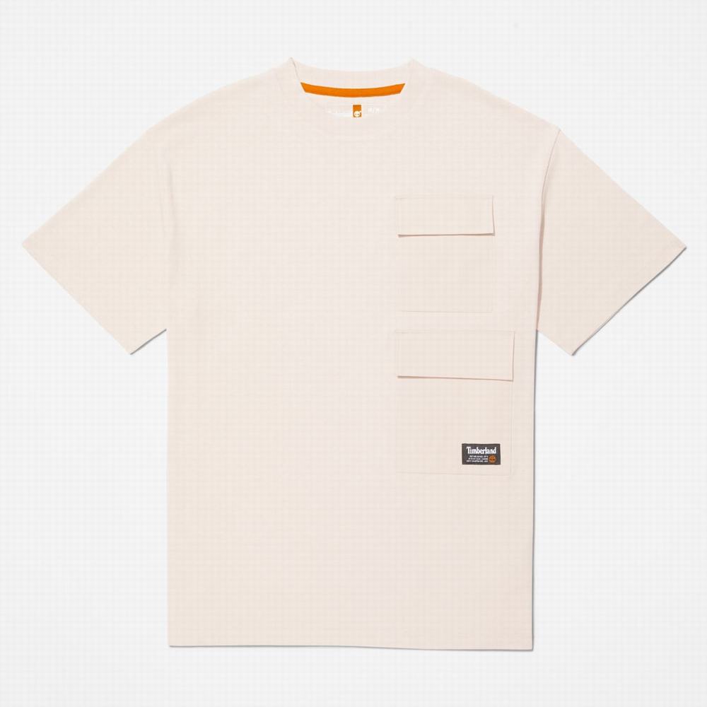 Timberland Progressive Utility Multi-Pocket Heavyweight Tişört Erkek Pembe | TR-3058K
