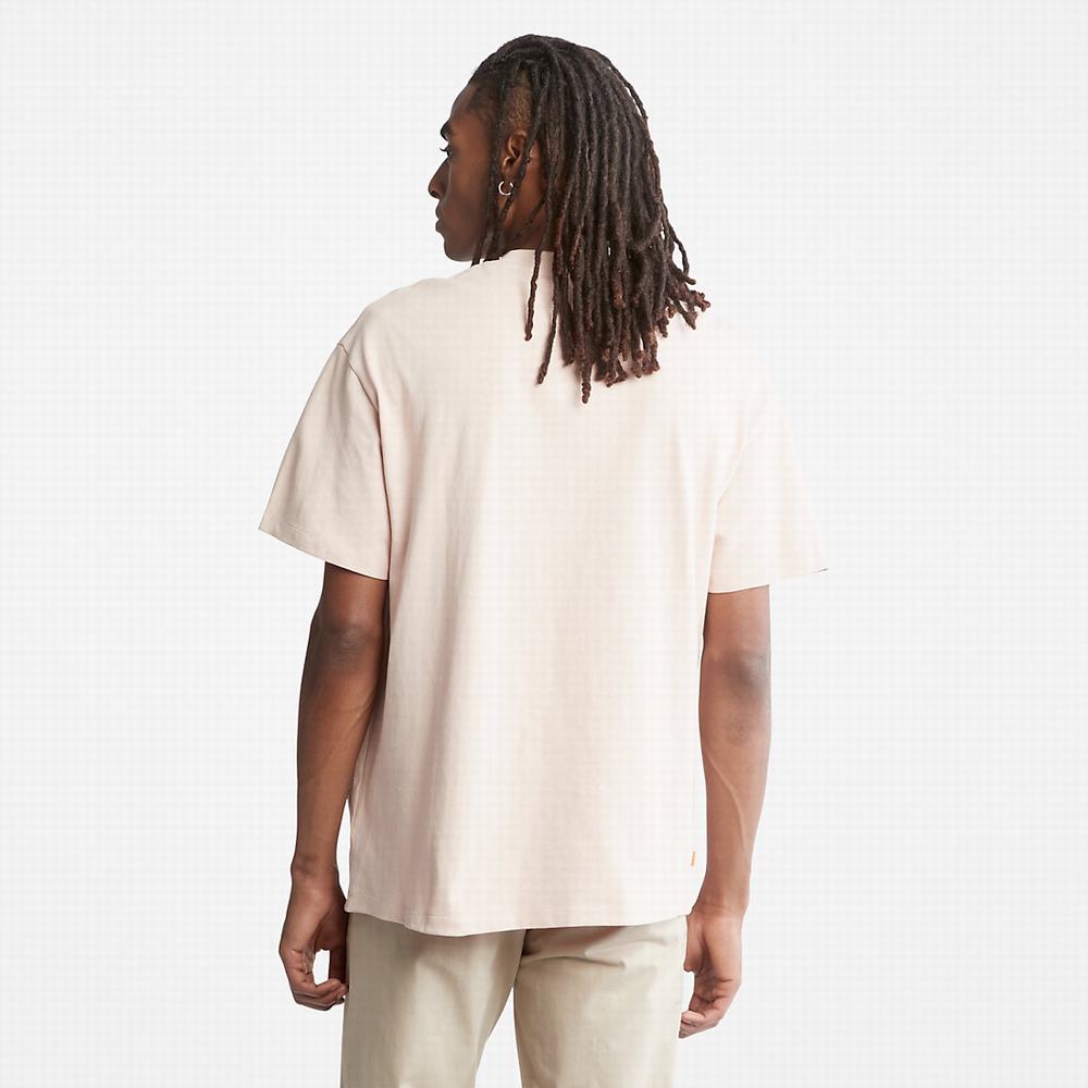 Timberland Progressive Utility Multi-pocket Tişört Erkek Pembe | TR-0546E