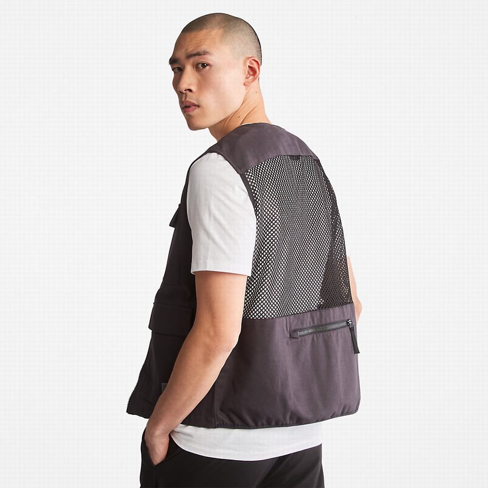 Timberland Progressive Utility Multi-pocket Yelek Erkek Siyah | TR-3165A