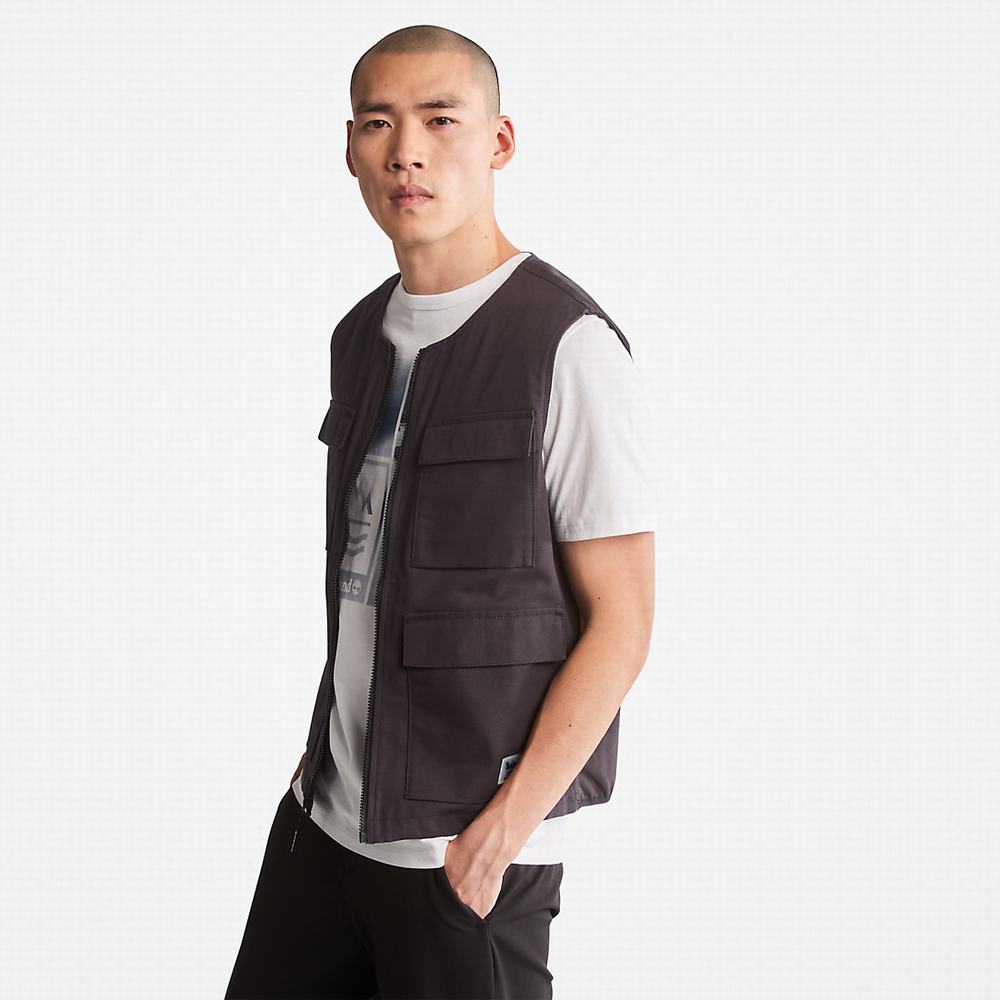 Timberland Progressive Utility Multi-pocket Yelek Erkek Siyah | TR-3165A