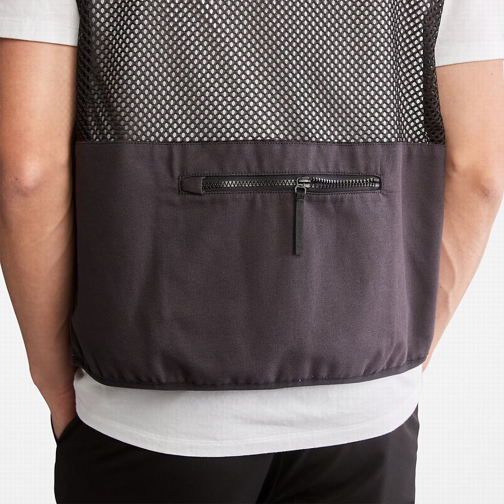 Timberland Progressive Utility Multi-pocket Yelek Erkek Siyah | TR-3165A