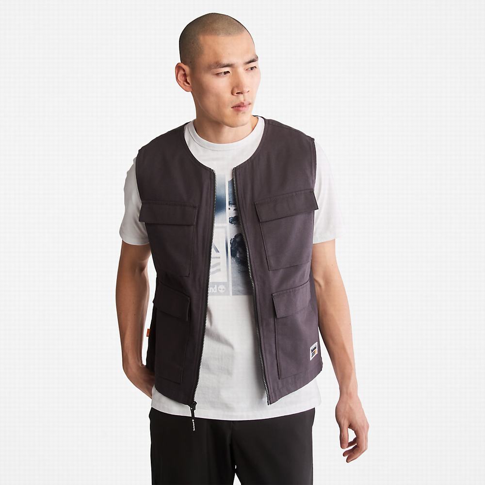 Timberland Progressive Utility Multi-pocket Yelek Erkek Siyah | TR-3165A