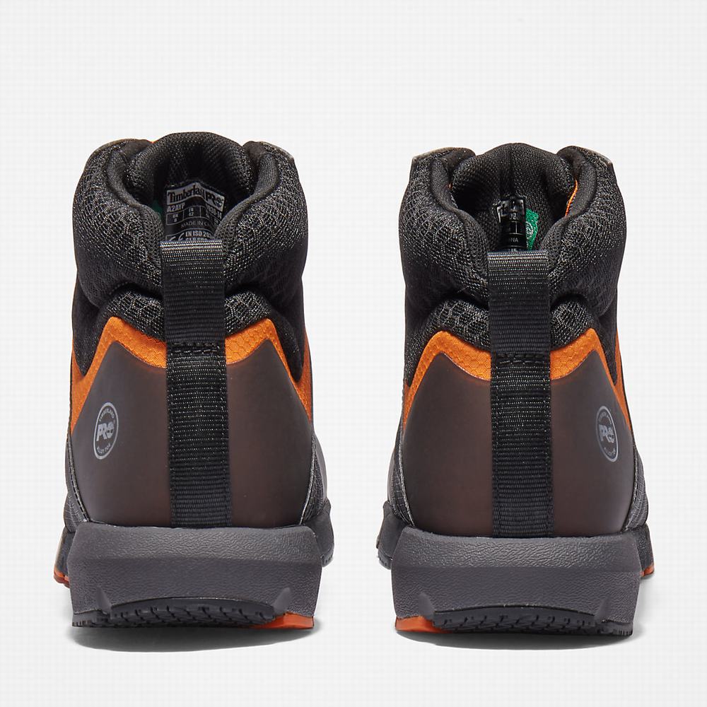 Timberland Radius Alloy-Burunlu Iş Botu Erkek Siyah | TR-6513Z