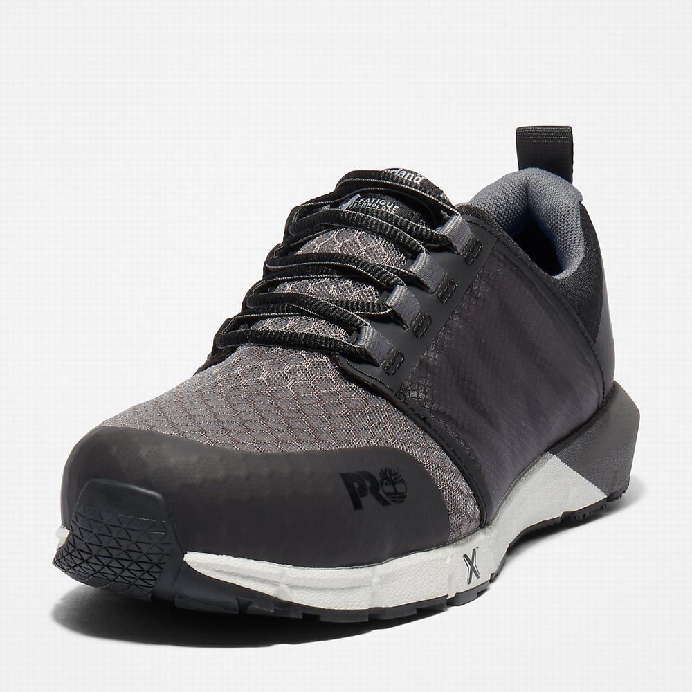 Timberland Radius Alloy-Burunlu İş Ayakkabısı Erkek Gri Beyaz | TR-8342Q