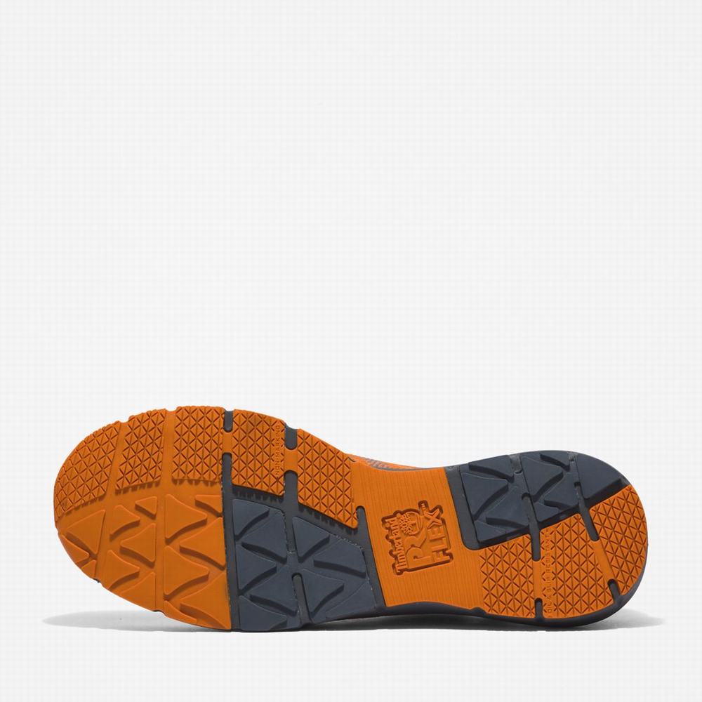 Timberland Radius Composite Burunlu İş Sneaker İş Ayakkabısı Erkek Turuncu Gri | TR-0549G