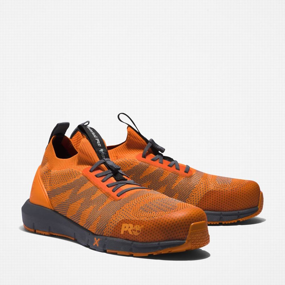 Timberland Radius Composite Burunlu İş Sneaker İş Ayakkabısı Erkek Turuncu Gri | TR-0549G