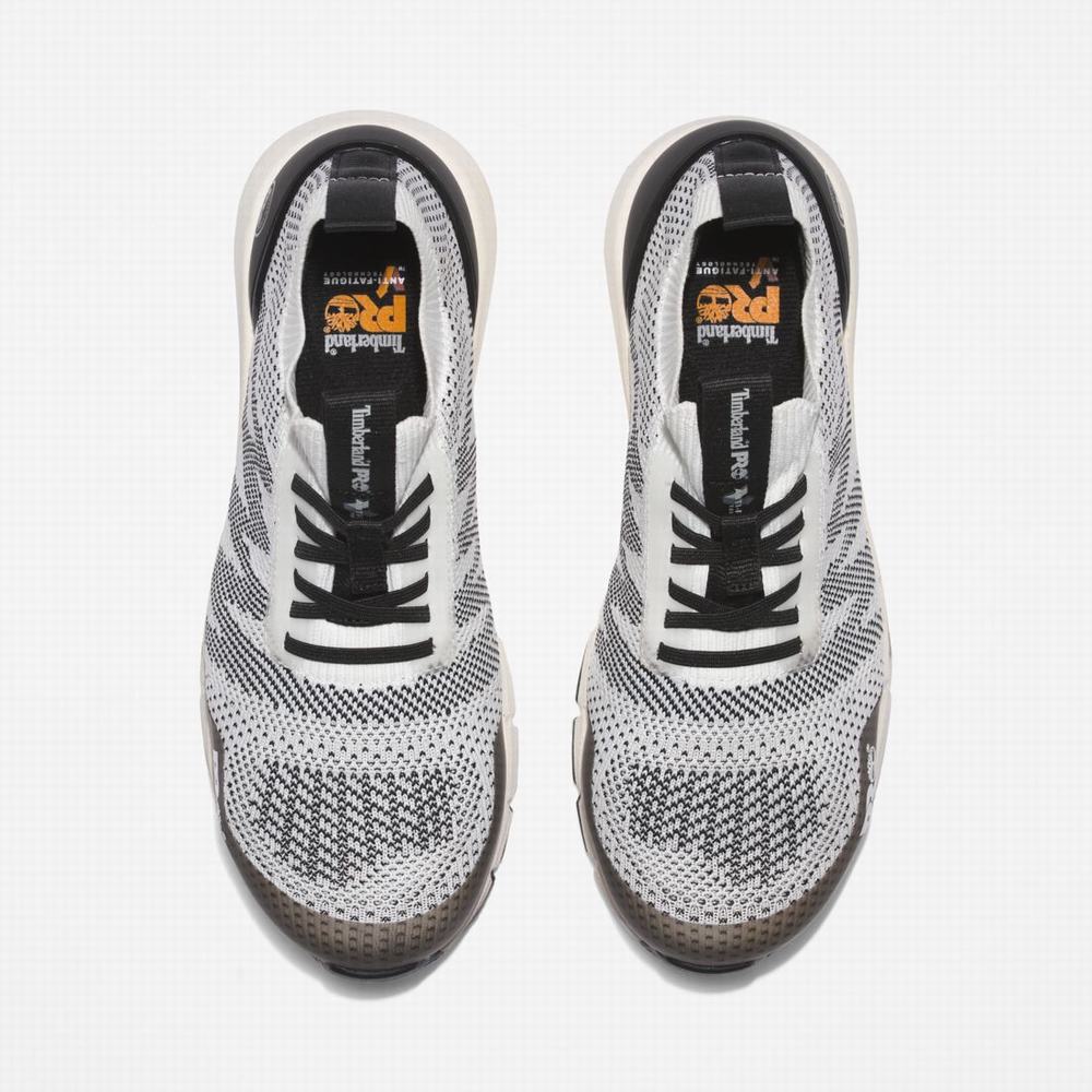 Timberland Radius Composite Burunlu İş Sneaker İş Ayakkabısı Kadın Beyaz Siyah | TR-0836C