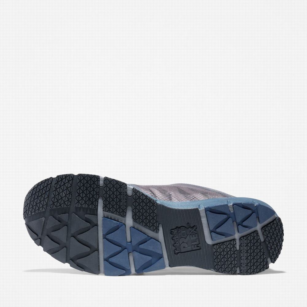 Timberland Radius Composite Burunlu İş Sneaker İş Ayakkabısı Erkek Gri Lacivert | TR-2180C