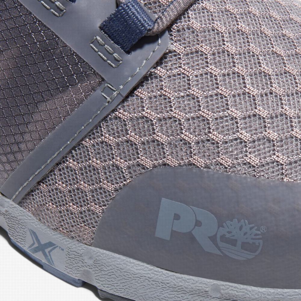 Timberland Radius Composite Burunlu İş Sneaker İş Ayakkabısı Erkek Gri Lacivert | TR-2180C