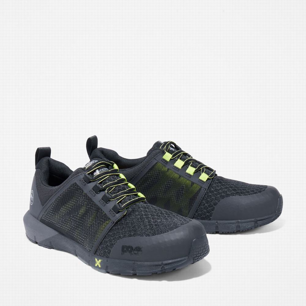 Timberland Radius Composite Burunlu İş Sneaker İş Ayakkabısı Erkek Siyah | TR-3567V