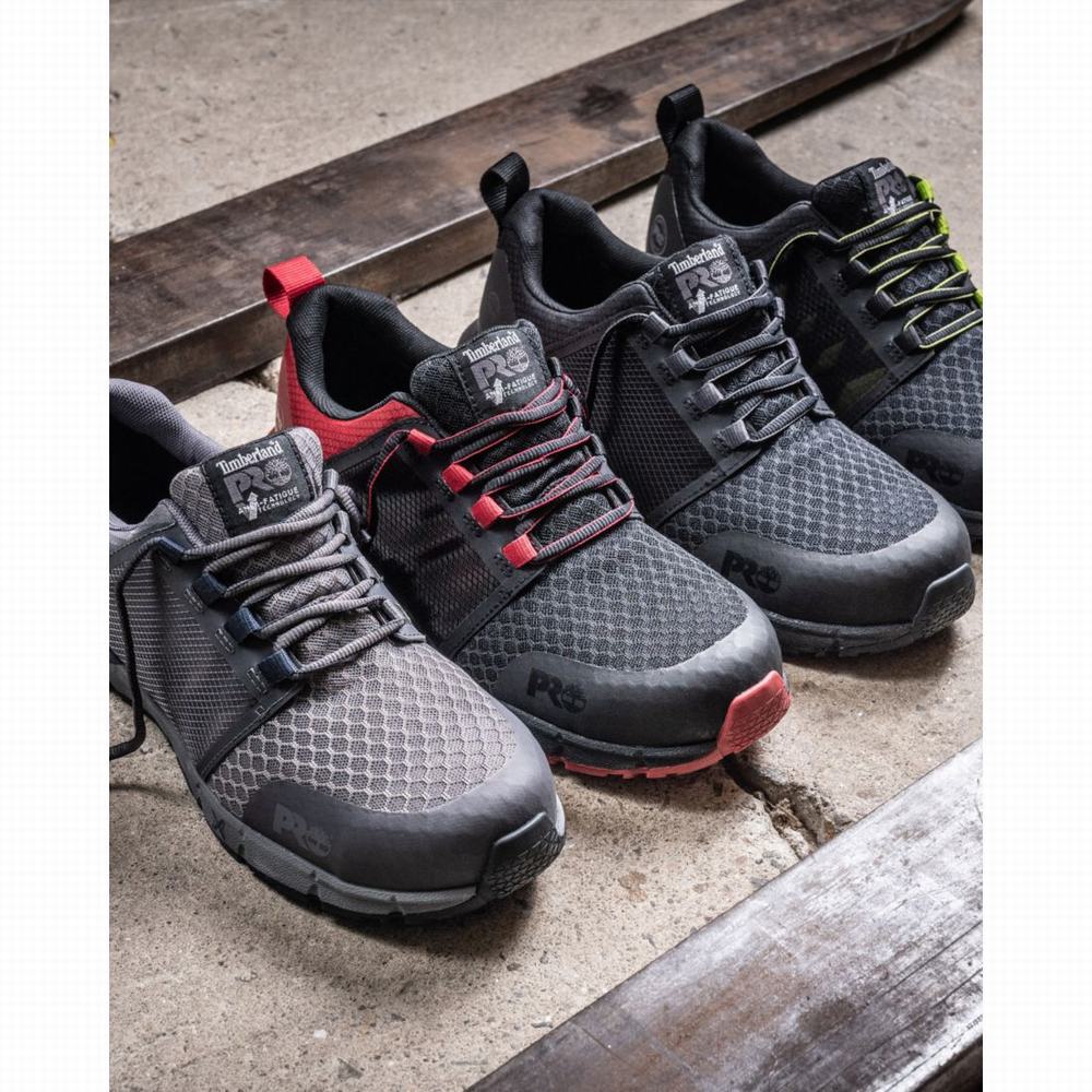 Timberland Radius Composite Burunlu İş Sneaker İş Ayakkabısı Erkek Siyah | TR-3567V